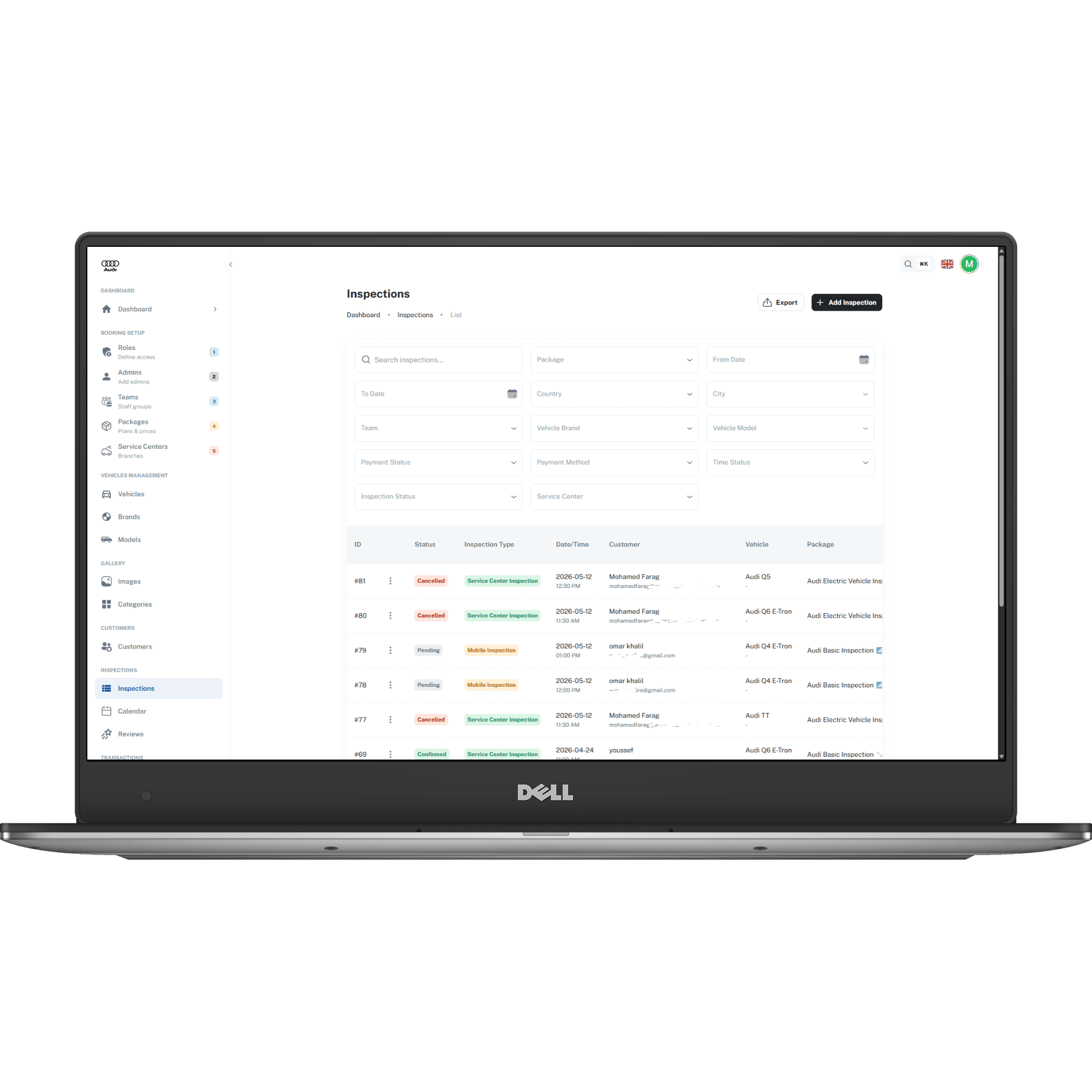 Tenant Dashboard